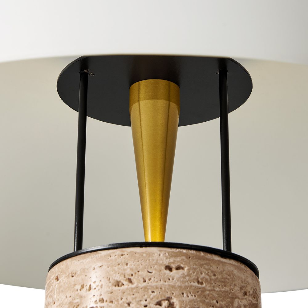 Travertine Table Lamp beige