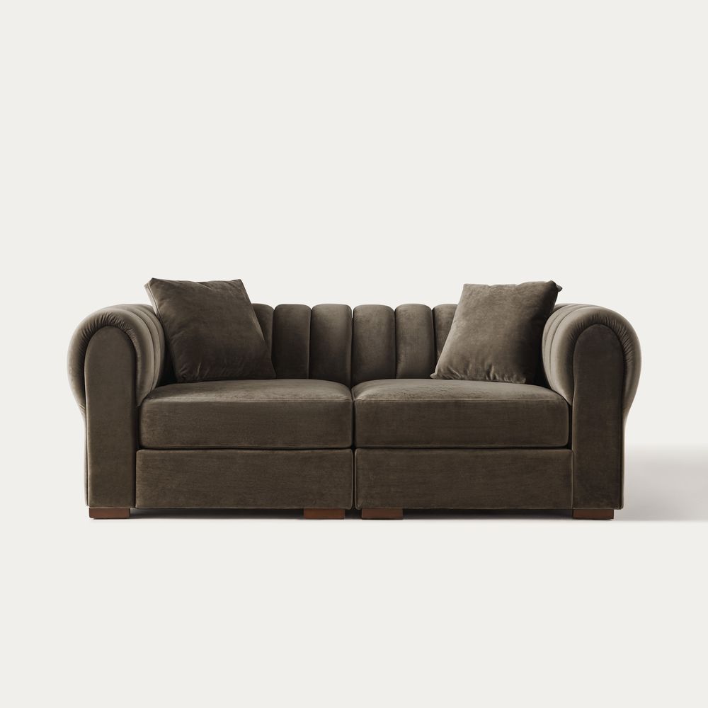 velvet loveseat sofa