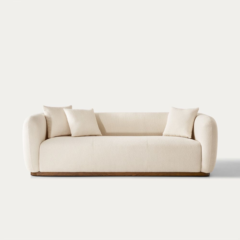 plush loveseat Sofa
