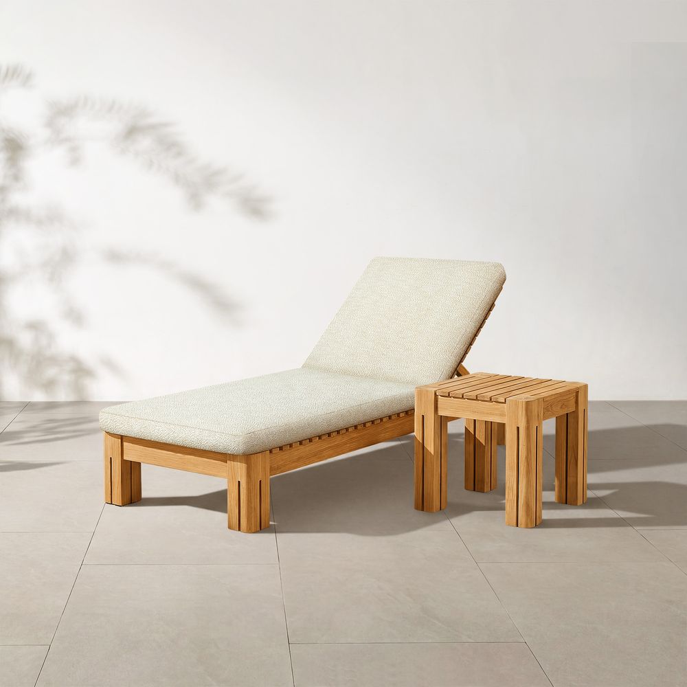 Outdoor Chaise Lounge Set