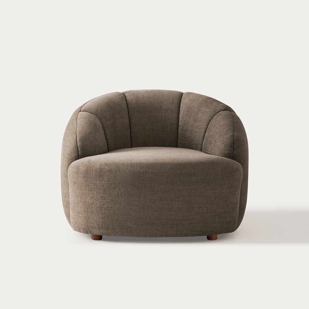 brown accent chair