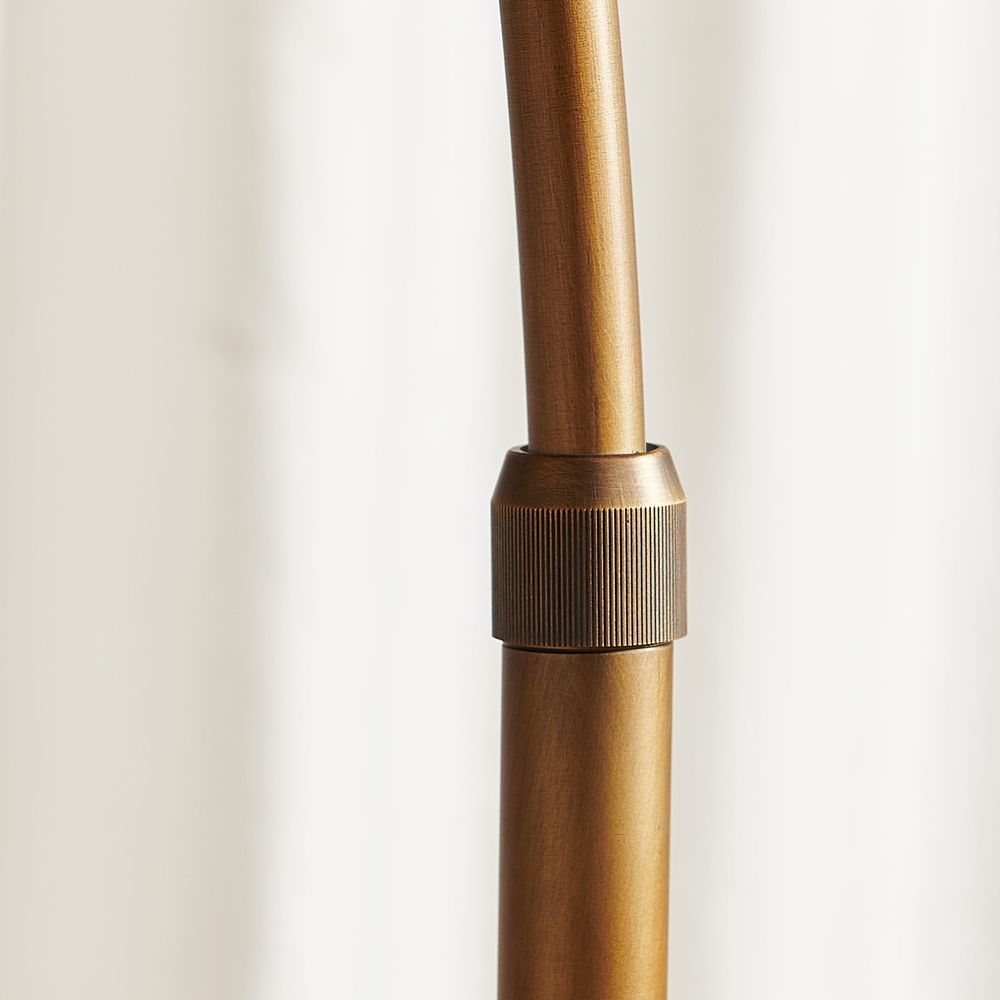 travertine base floor lamp