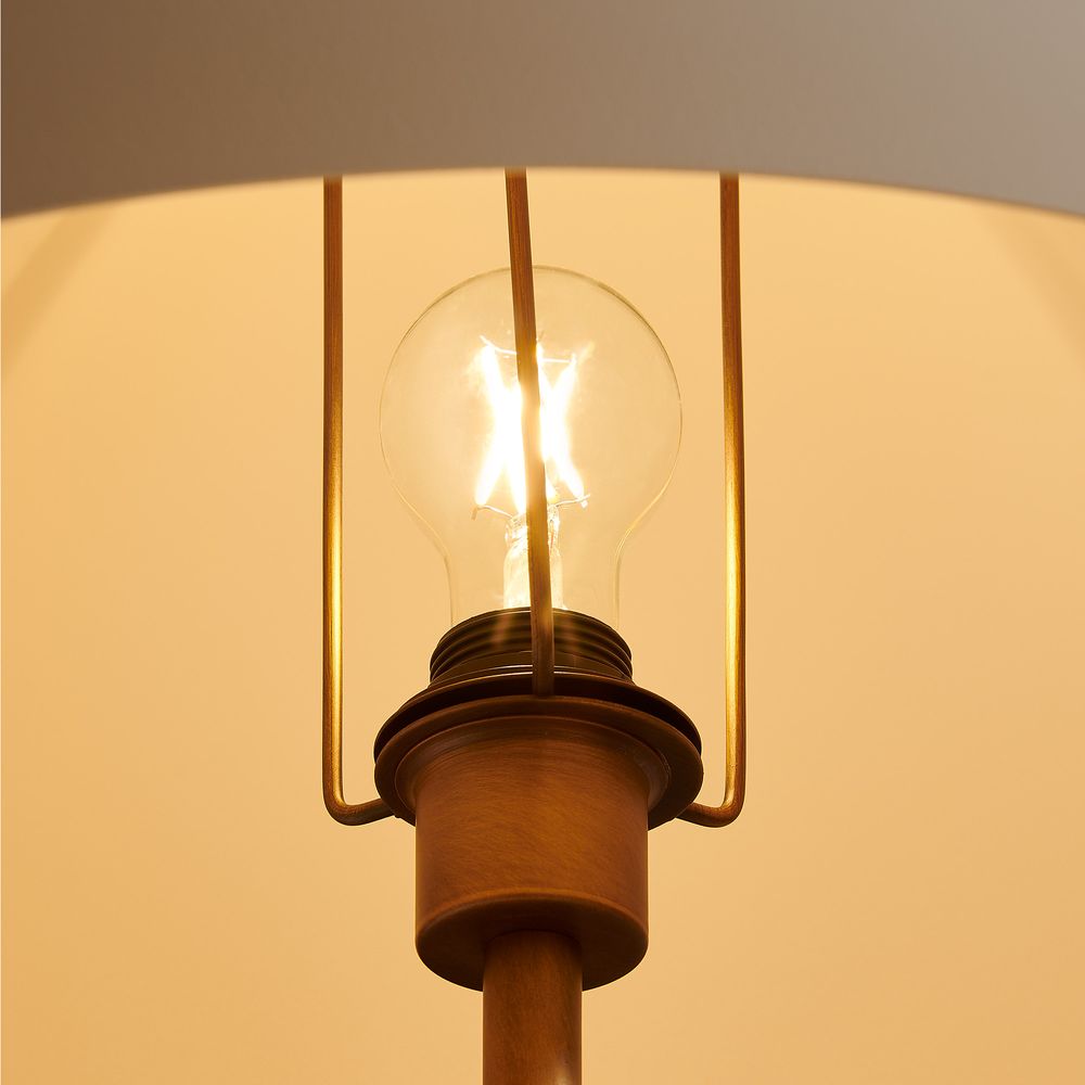 travertine base floor lamp