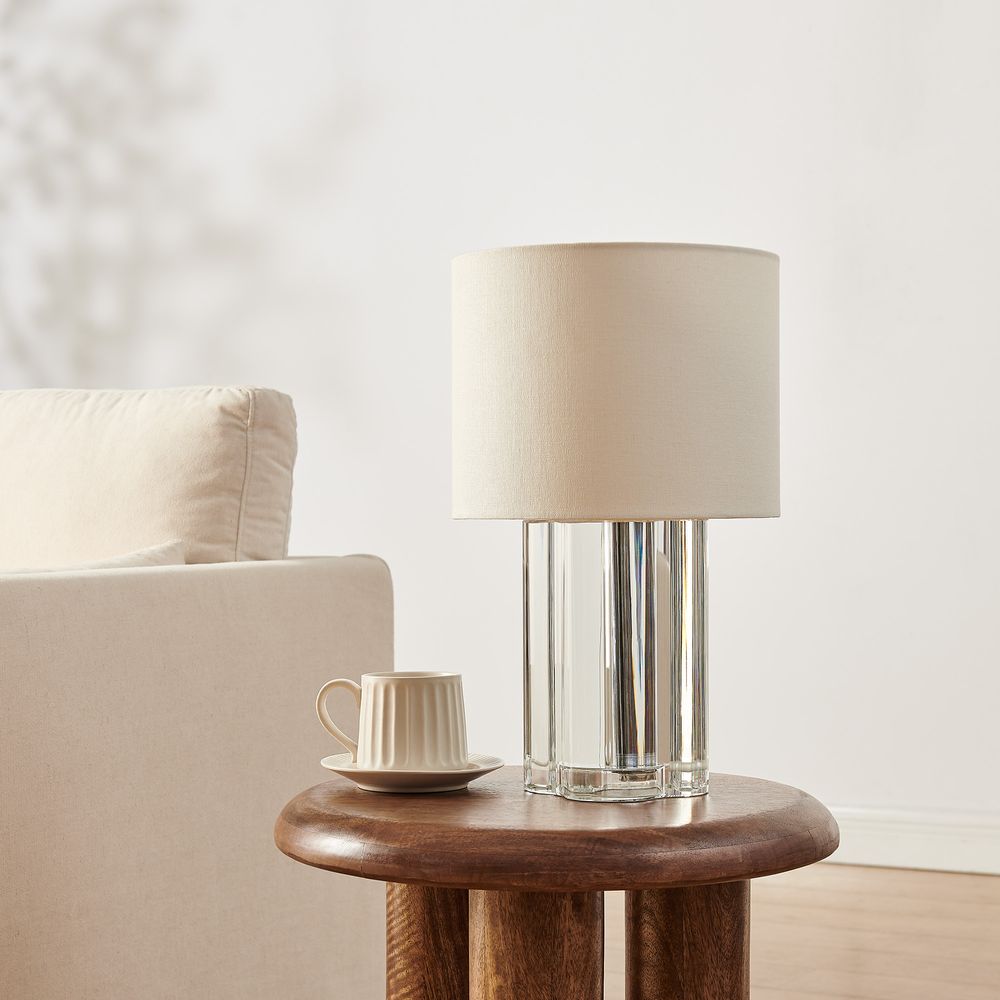 crystal base table lamp