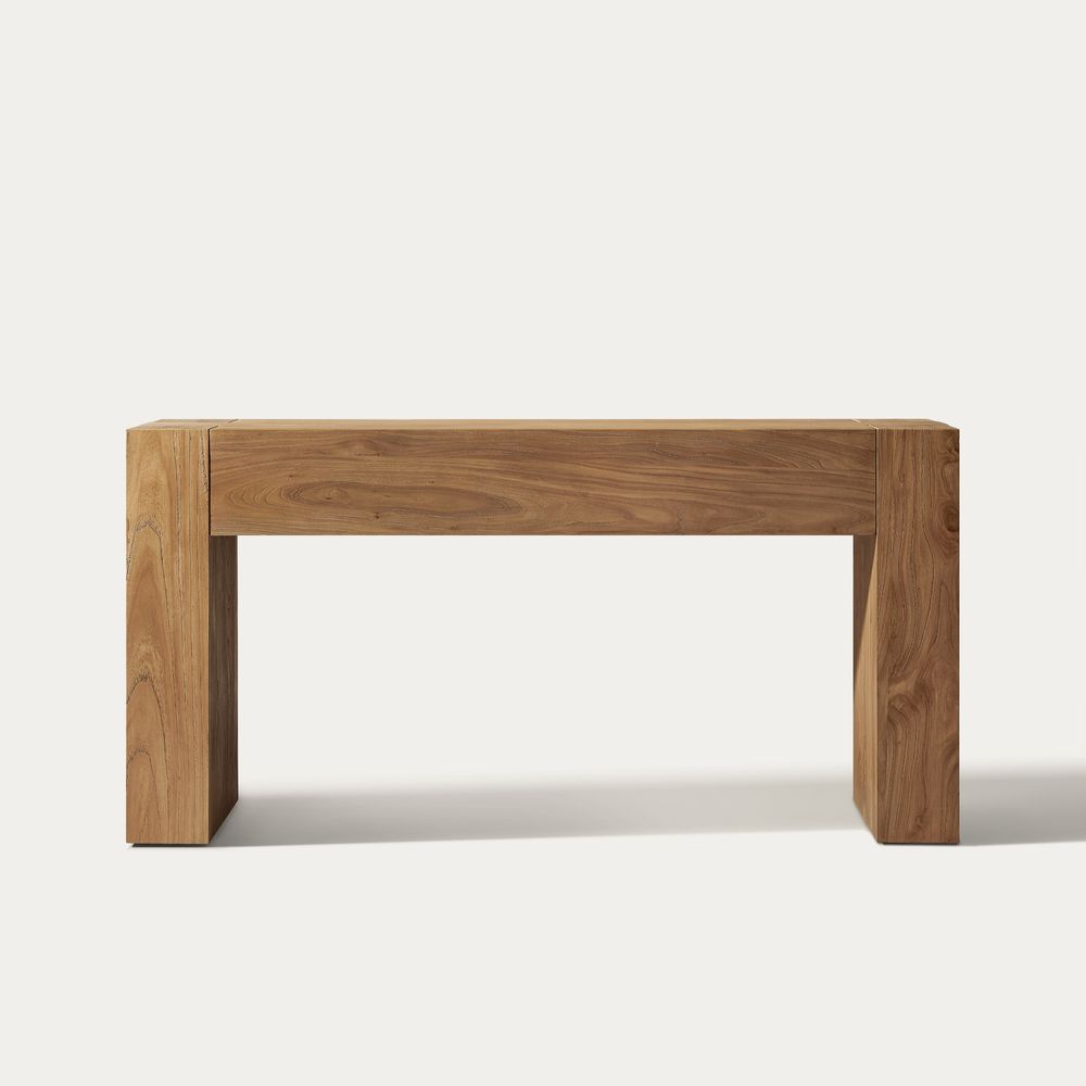 Old Elm Console Table