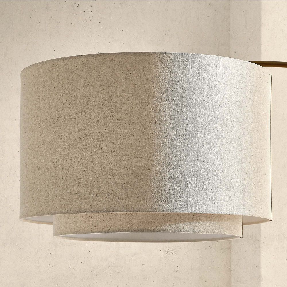 travertine base floor lamp