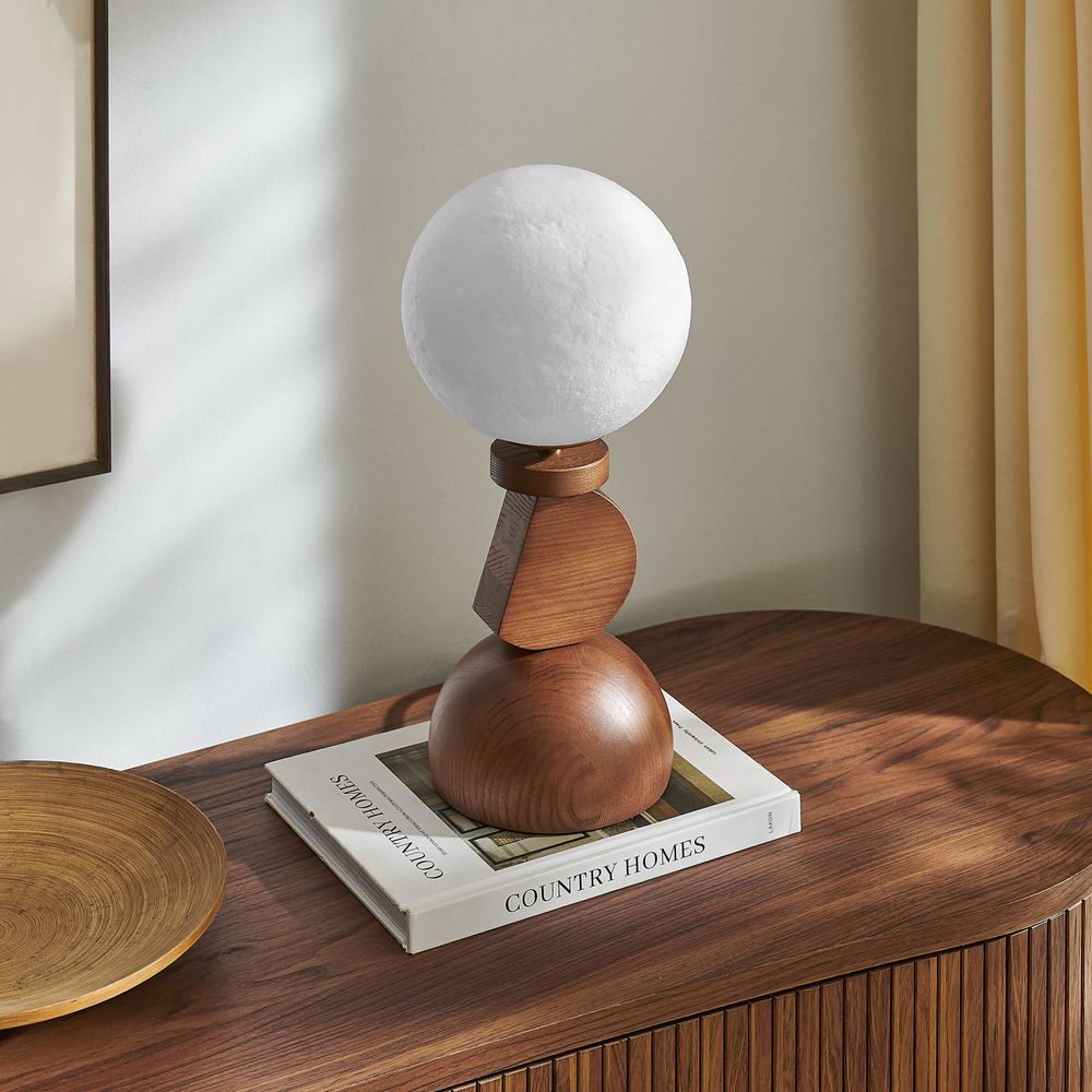 wooden table lamp