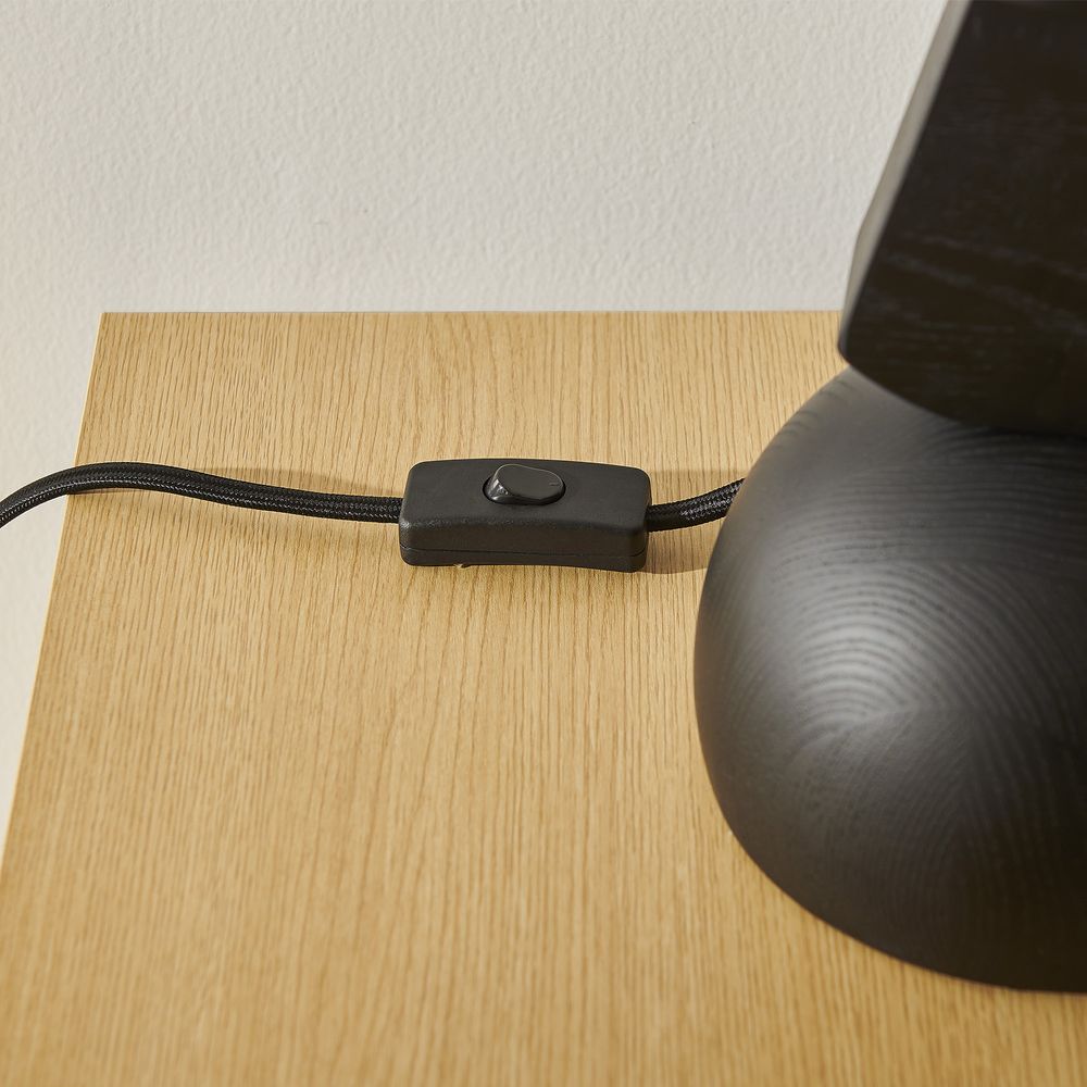 wooden table lamp