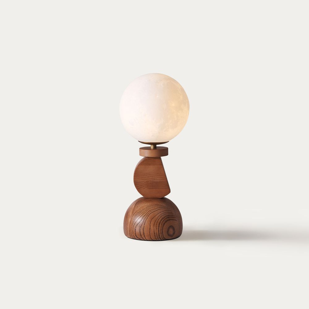 wooden table lamp