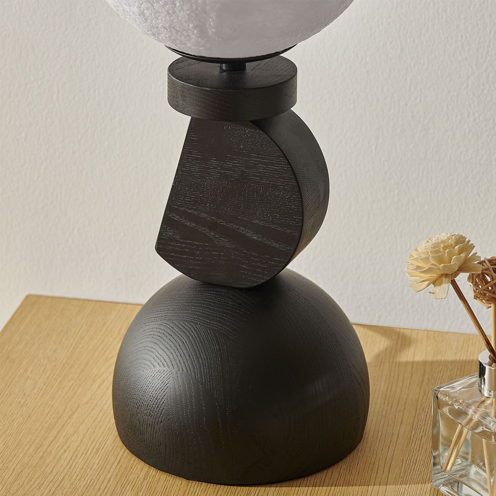 moon shade floor and table lamp set of 2