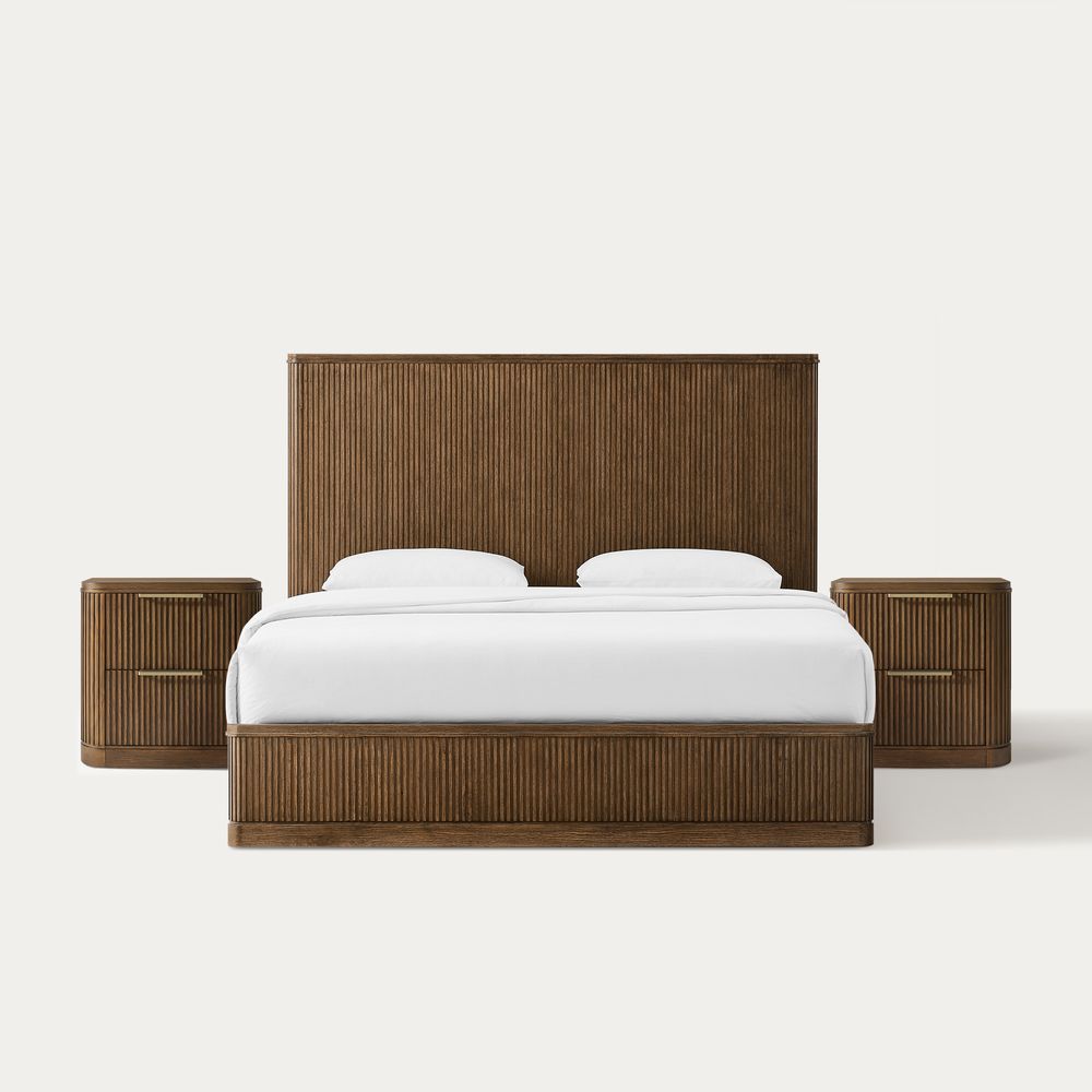 Fluted Bedroom Set