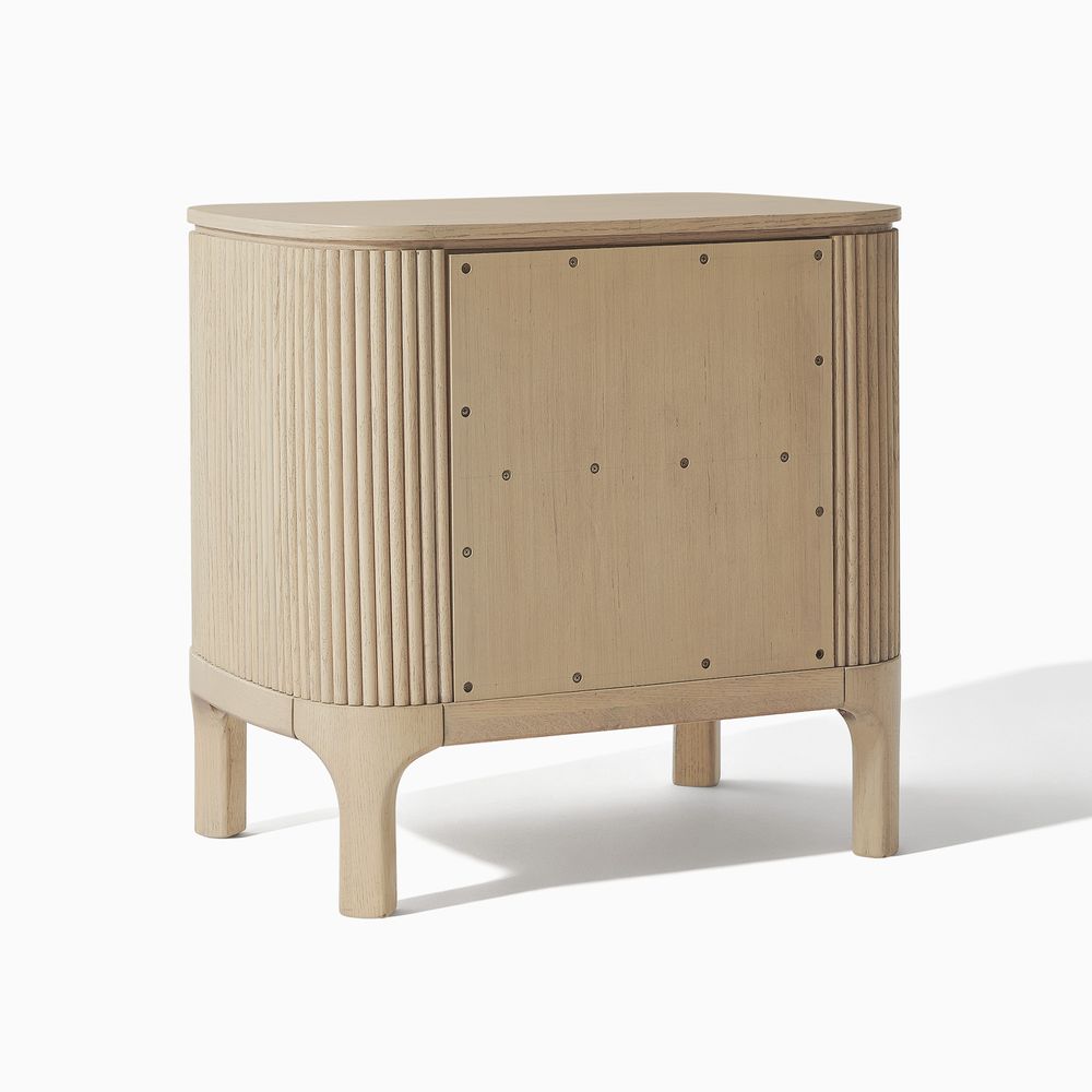 Skugga 26" Oak Nightstand - image 10 of 10