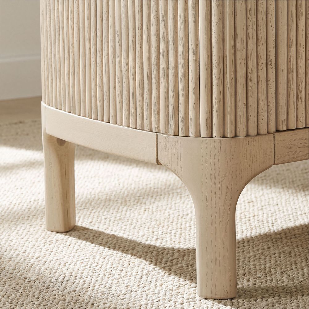 Skugga 26" Oak Nightstand - image 7 of 10