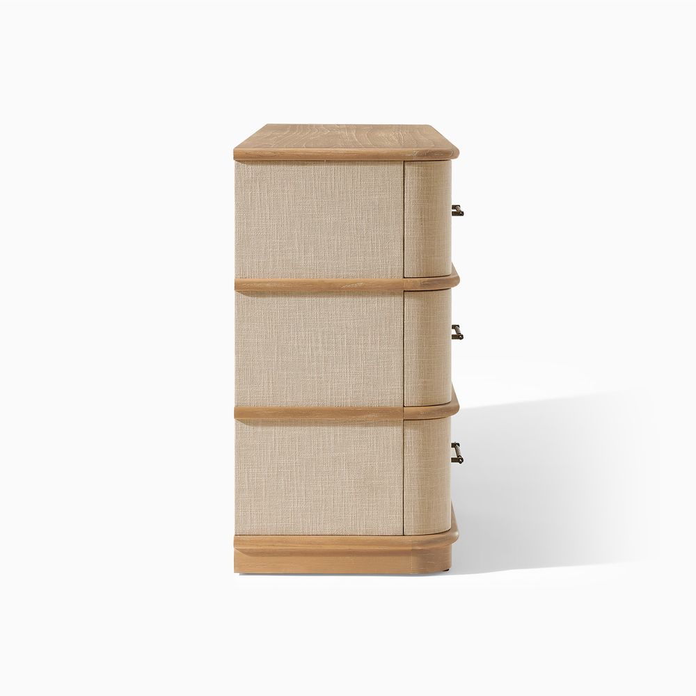 Walter 65" Linen-Blend 6-Drawer Dresser - image 9 of 10