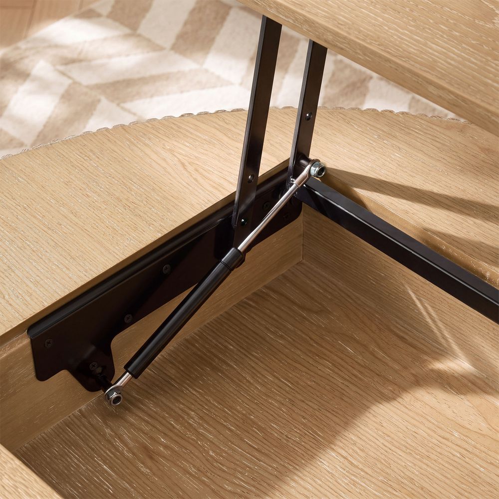 Magnus 39" Lift-Top Oak Coffee Table - image 6 of 8
