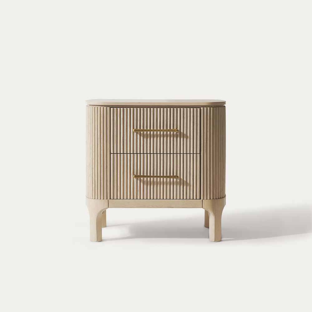 Skugga 26" Oak Nightstand