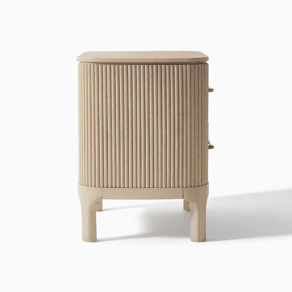 Skugga 26" Oak Nightstand - image 9 of 10