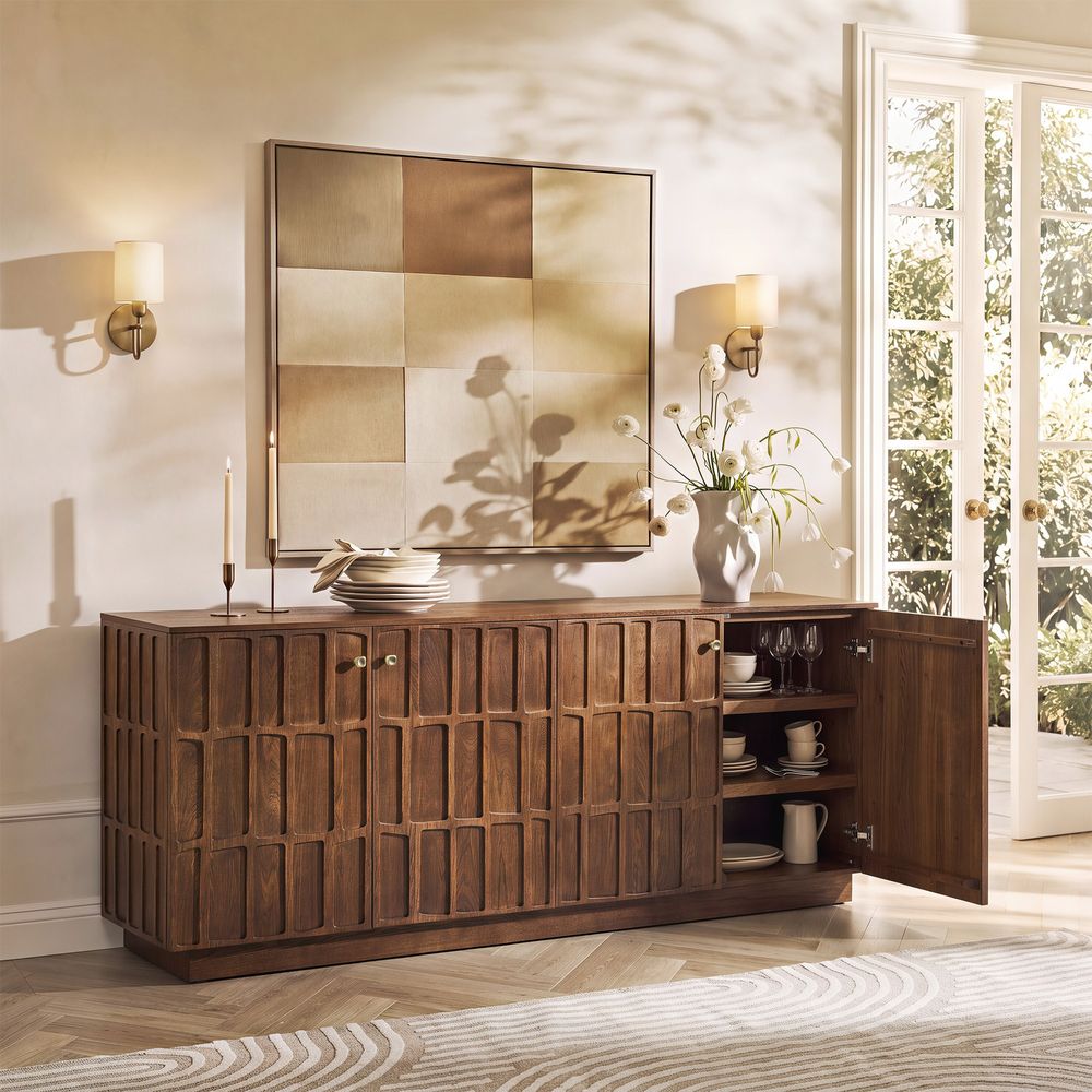 Vittorio 80" Elm Sideboard - image 3 of 10