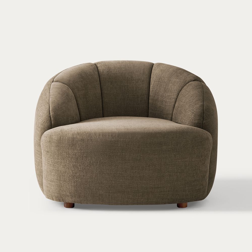 brown accent chair