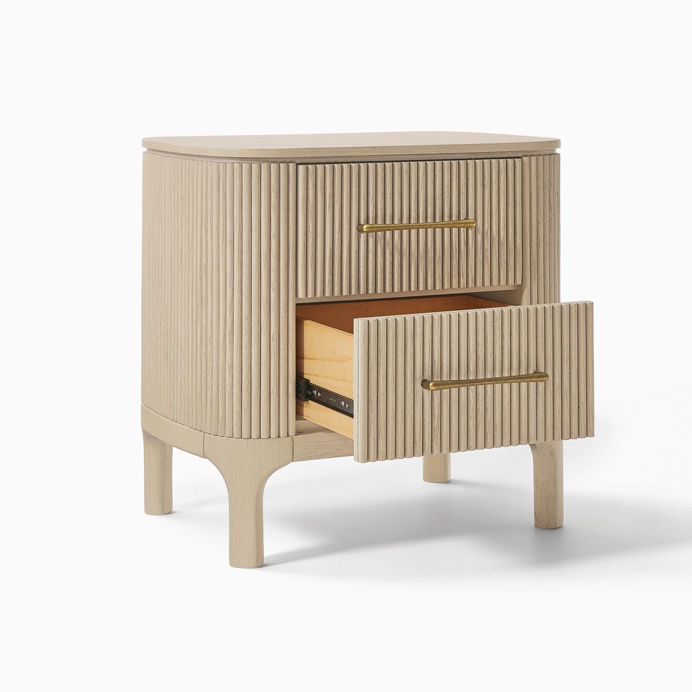 Skugga 26" Oak Nightstand - image 8 of 10