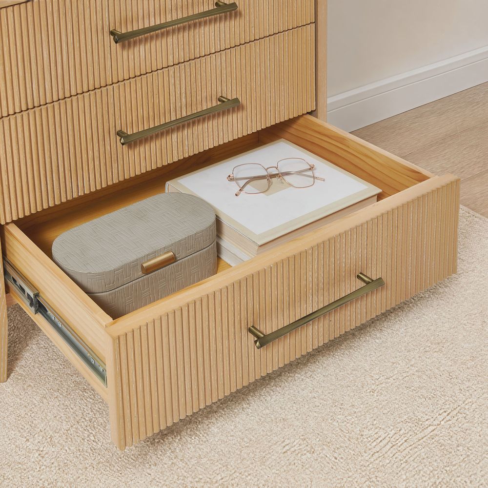 Grant 27" Fluted Nightstand - image 4 of 10