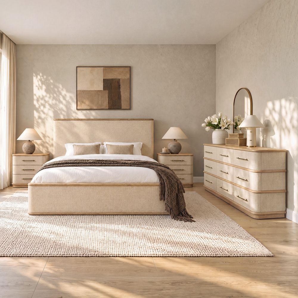 4-Piece Walter Linen-Blend Bedroom Set - image 2 of 15