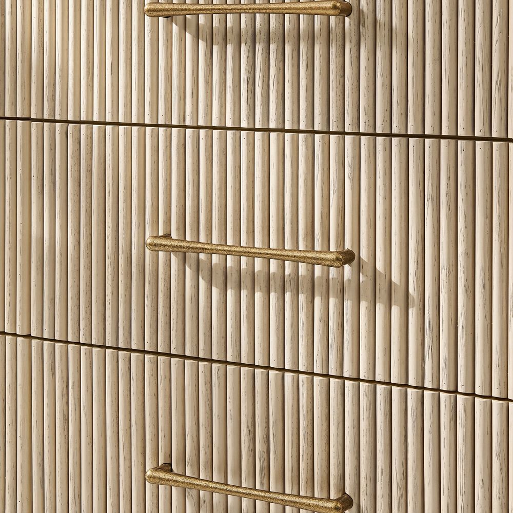Skugga 70" Oak 9-Drawer Dresser - image 6 of 11