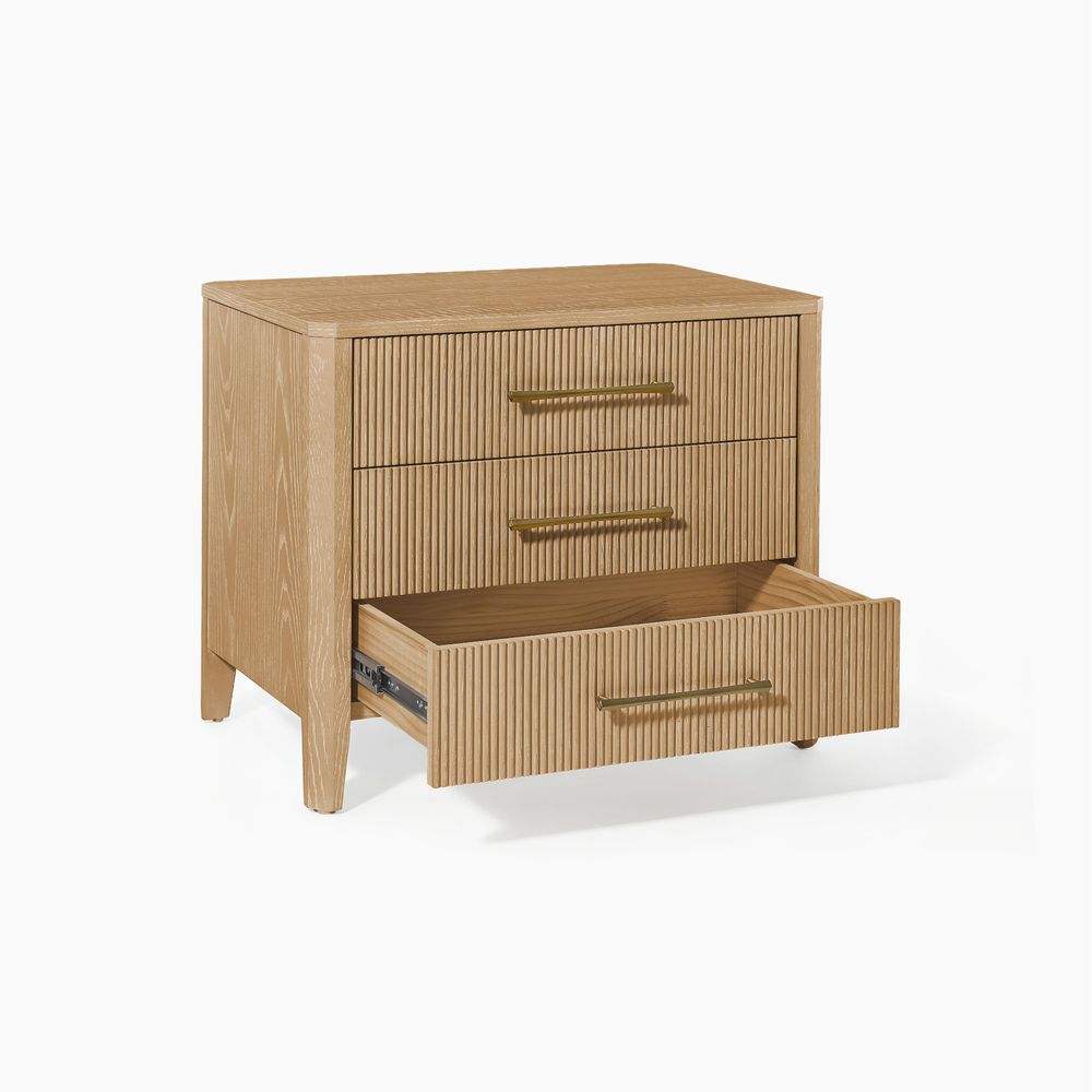 Grant 27" Fluted Nightstand - image 8 of 10