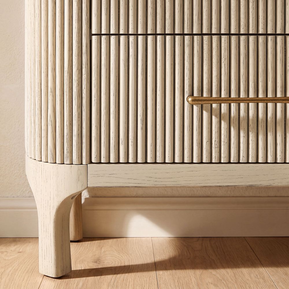 Skugga 70" Oak 9-Drawer Dresser - image 7 of 11
