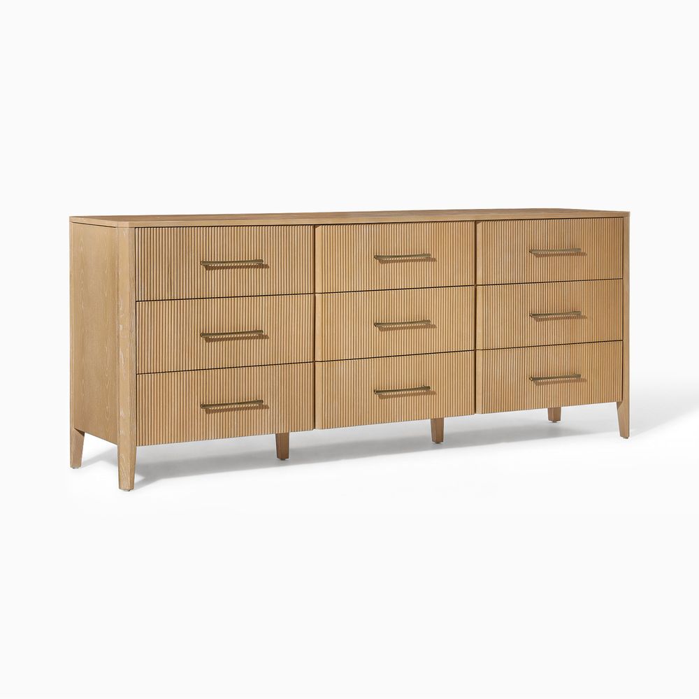Grant 80" Fluted 9-Drawer Dresser - image 7 of 10