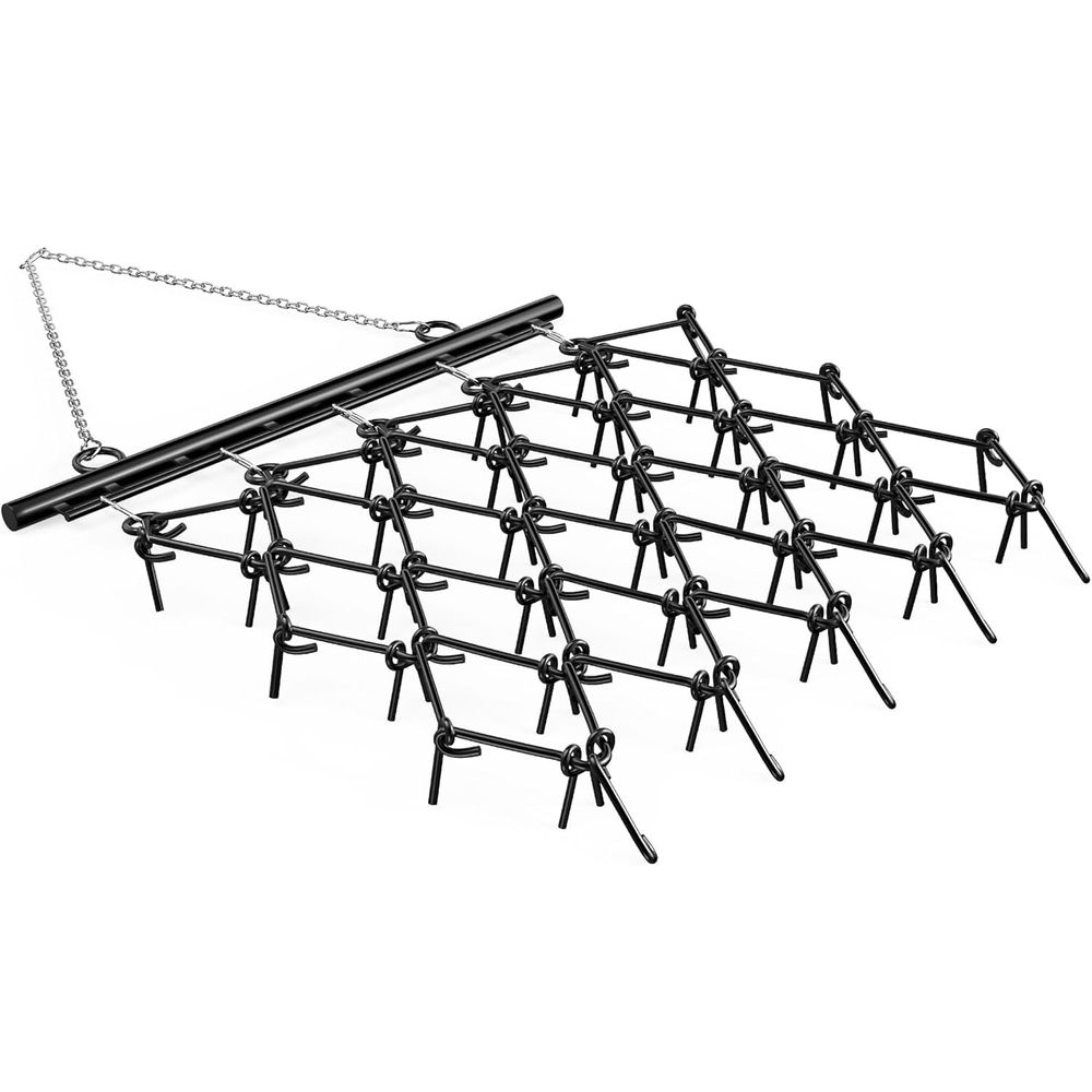 5 x 4.5 FT Heavy Duty Drag Harrow 1/2" Tines 