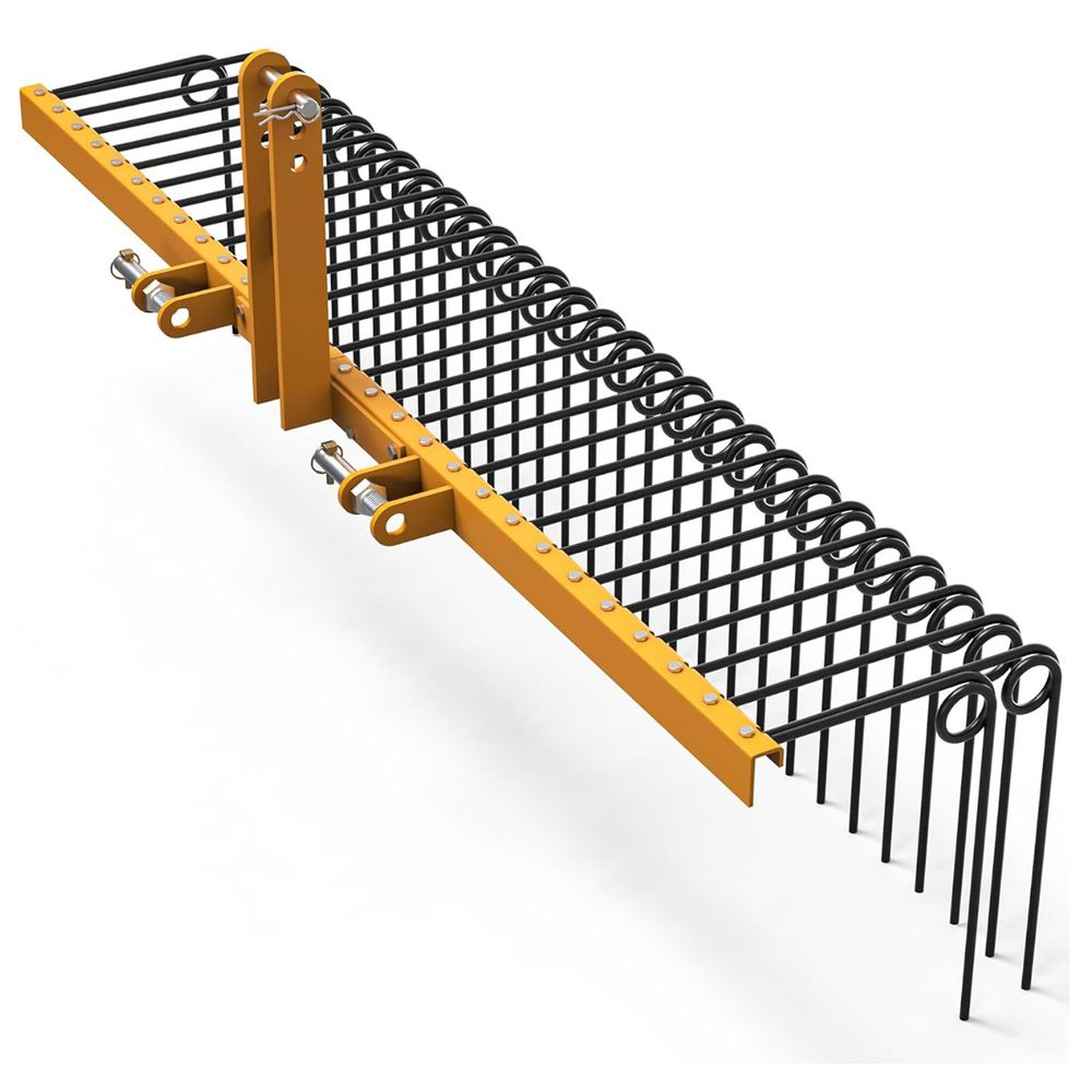 72 inch pine straw rake, 72" pine straw rake, pine straw rake, tractor pine straw rake, landscape rake, tractor landscape rake, 3 point landscape rake, 3 point hitch rake, 3 point tractor rake, Cat 0 landscape rake, Cat 1 landscape rake, Category 0 tractor rake, Category 1 tractor rake, Cat 0 3 point rake, Cat 1 3 point rake, spring steel landscape rake, spring tine rake, 32 tine rake, steel spring rake, pine needle rake, pine needle tractor rake, straw rake, straw landscape rake, leaf rake attachment, tractor leaf rake, grass rake attachment, yard debris rake, yard cleanup rake, lawn landscape rake, lawn debris rake, landscaping attachment for tractor, tractor yard cleanup attachment, 3 point yard rake, 3 point yard cleanup attachment, agricultural landscape rake, farm landscape rake, pasture rake, field rake, debris removal rake, pine straw cleanup tool, pine needle cleanup tool, leaf cleanup attachment, grass cleanup attachment, durable landscape rake, powder coated steel rake, rust resistant landscape rake, heavy duty tractor rake, tractor grading rake, landscape maintenance attachment, lawn maintenance tractor attachment, YITAMOTOR landscape rake, YITAMOTOR pine straw rake