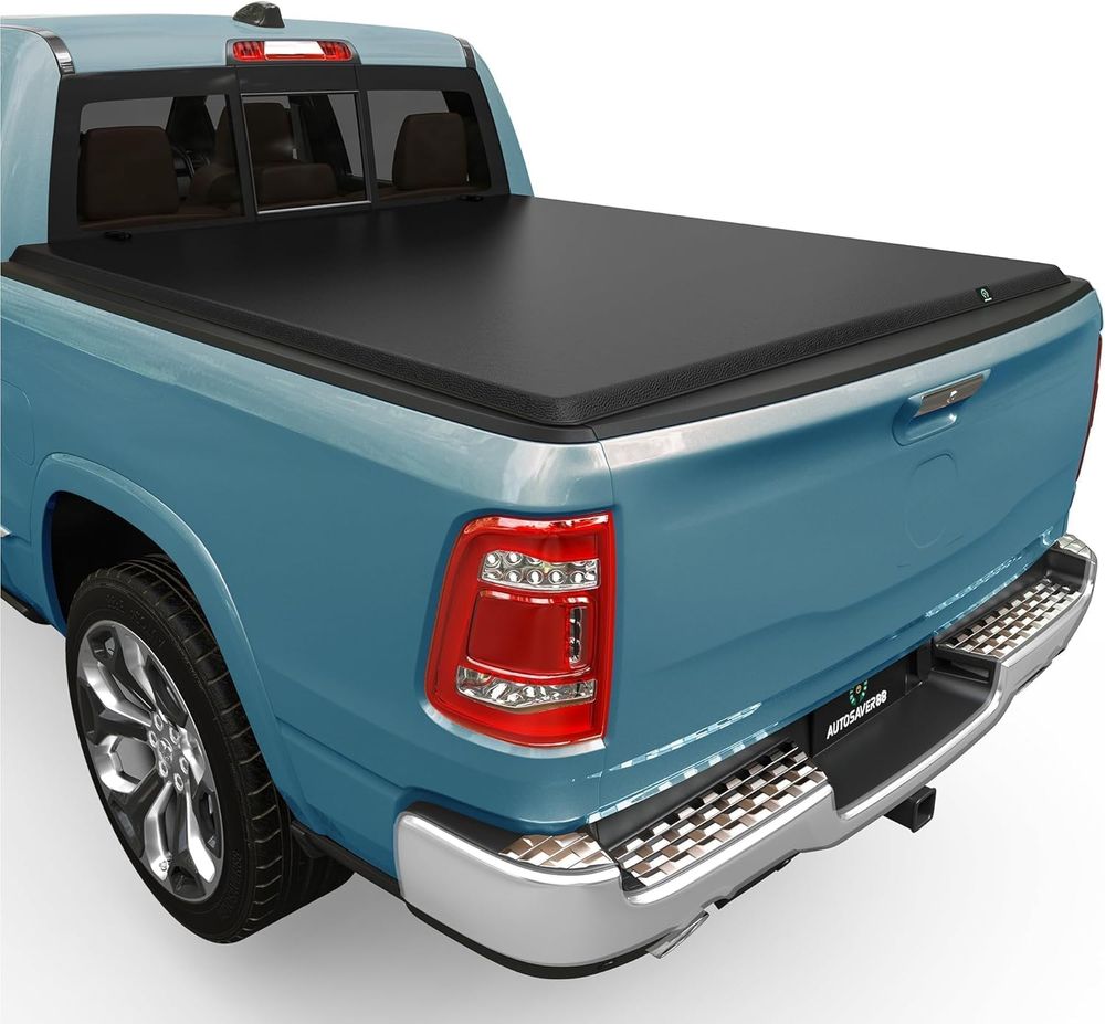 Soft Roll Up Truck Bed Tonneau Cover Compatible with 2019-2026 Dodge Ram 1500 New Body Style 5.7ft w/o RamBox