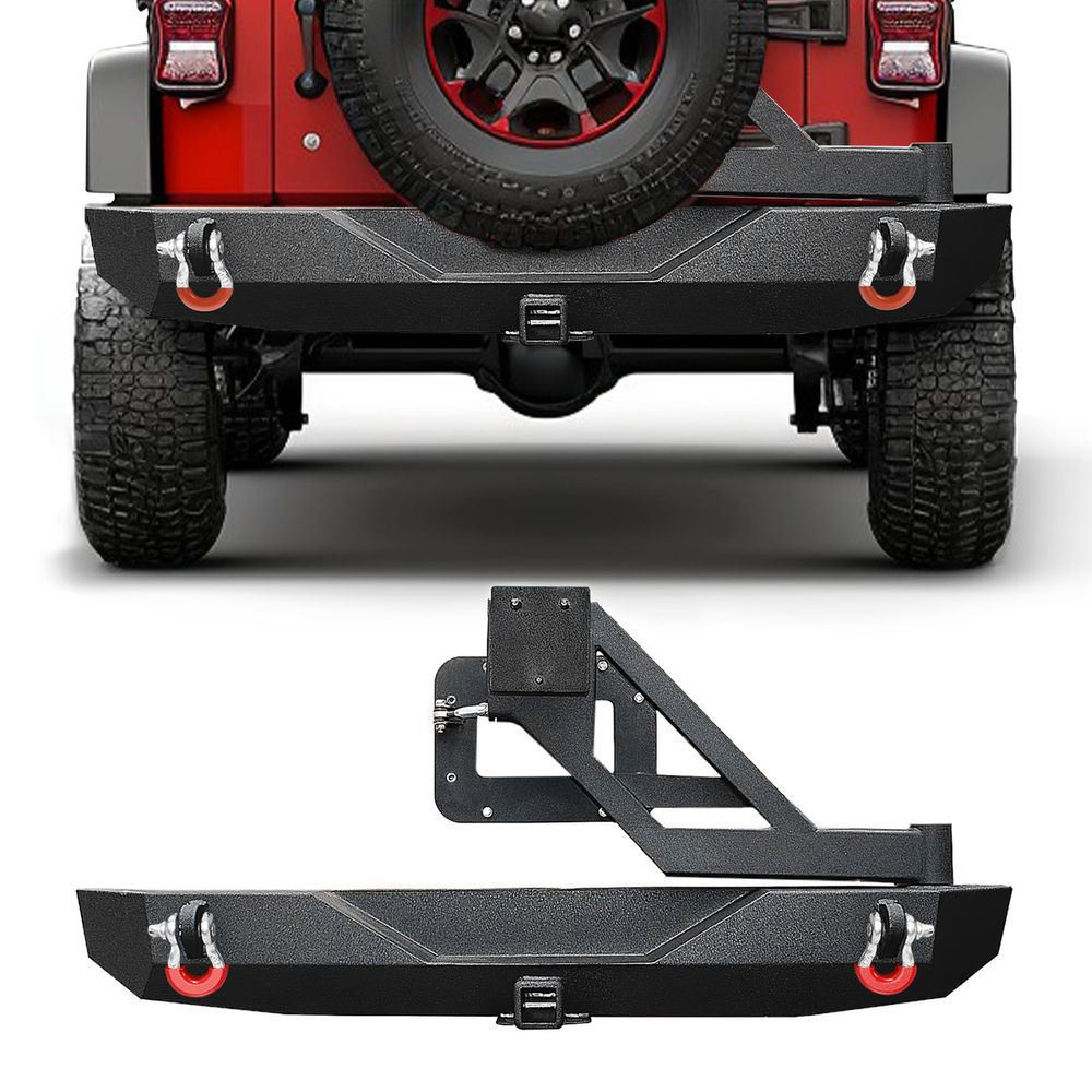 07-18 Jeep Wrangler JK JKU Rubicon Sahara Sport Rear Bumper