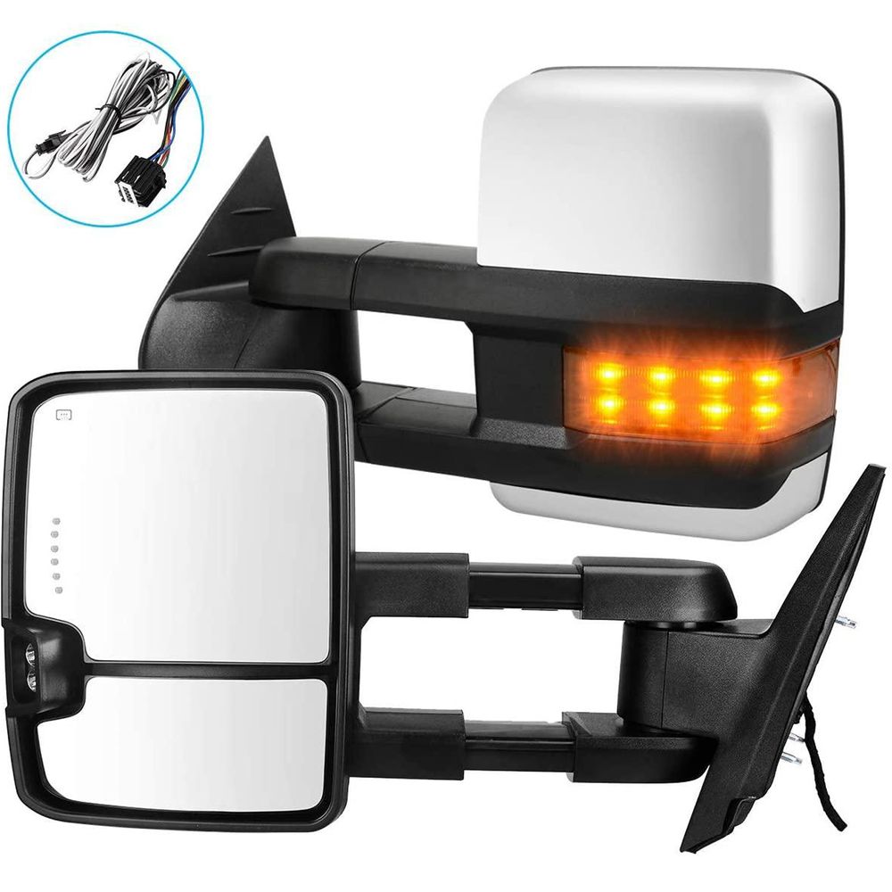 YITAMOTOR® 2007-2013 Chevy Silverado GMC Sierra Extendable Tow Mirrors