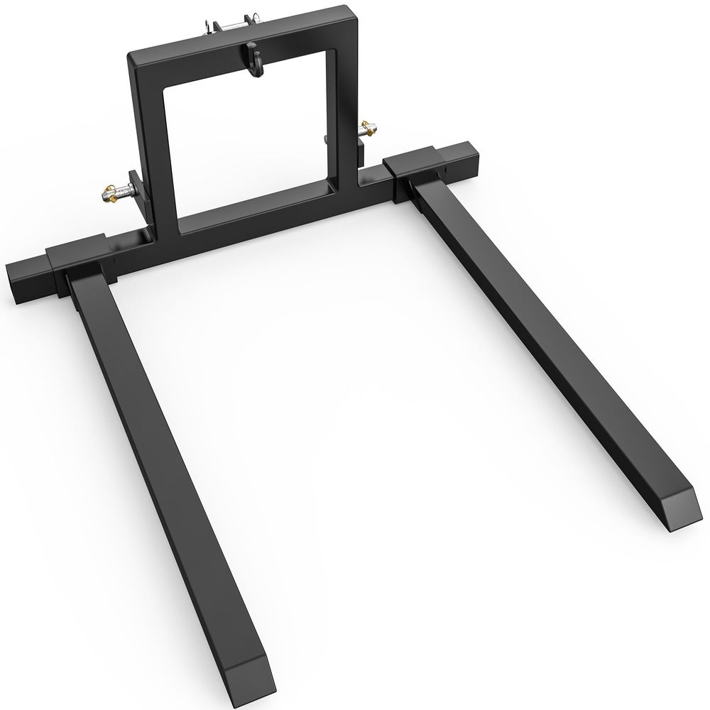 3 Point Hitch 1500 lbs Pallet Forks for Category 1 Tractor
