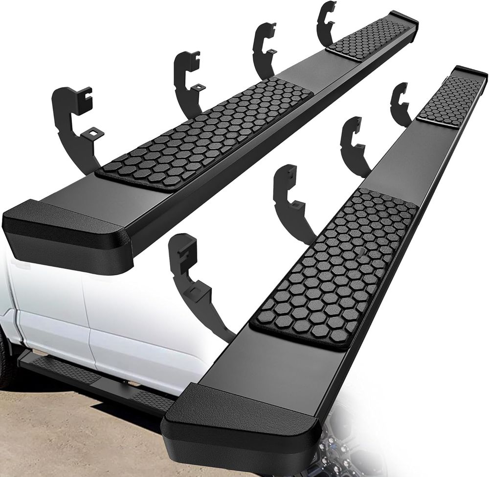 Chevy Silverado running boards, GMC Sierra running boards, Silverado side steps, Sierra side steps, Silverado nerf bars, GMC Sierra nerf bars, 2019 Silverado running boards, 2020 Silverado 2500HD running boards, 2020 Silverado 3500HD running boards, 2021 Silverado Crew Cab side steps, 2022 Silverado running boards, 2023 Silverado running boards, 2024 Silverado running boards, 2025 Silverado running boards, 2026 Silverado running boards, GMC Sierra 1500 Crew Cab running boards, GMC Sierra 2500HD side steps, GMC Sierra 3500HD nerf bars, 6 inch running boards, stainless steel running boards, black side steps, no drill running boards, Crew Cab side steps, YITAMOTOR running boards