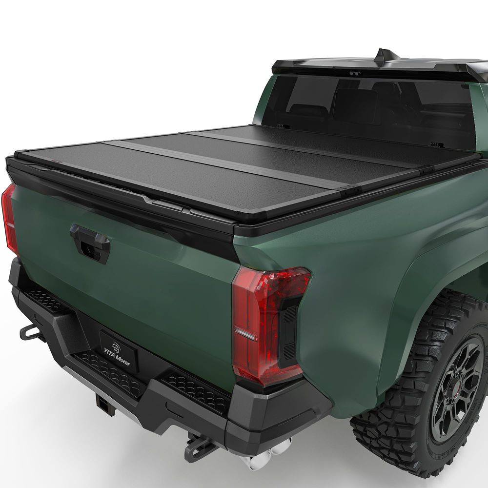 6ft Bed Hard 3-Fold Tonneau Cover for 2016-2026 Toyota Tacoma Truck Top Tri-Fold