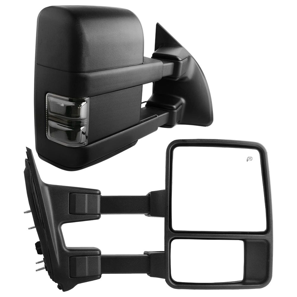 2008-2016 Ford F250 F350 Super Duty Extendable Tow Mirrors 