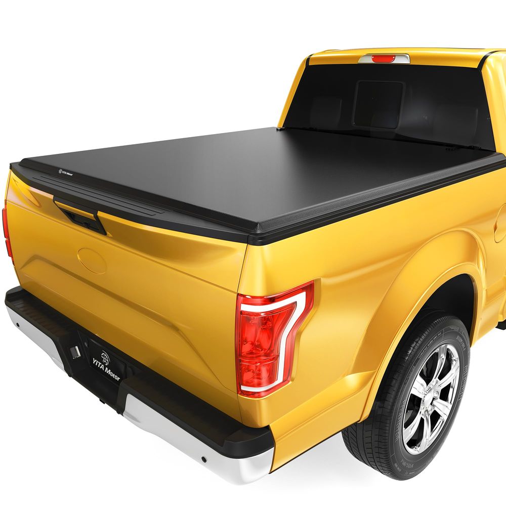2015-2026 Ford F-150 5.5ft bed Soft Tri-fold Truck Bed Tonneau Cover-YITAMOTOR