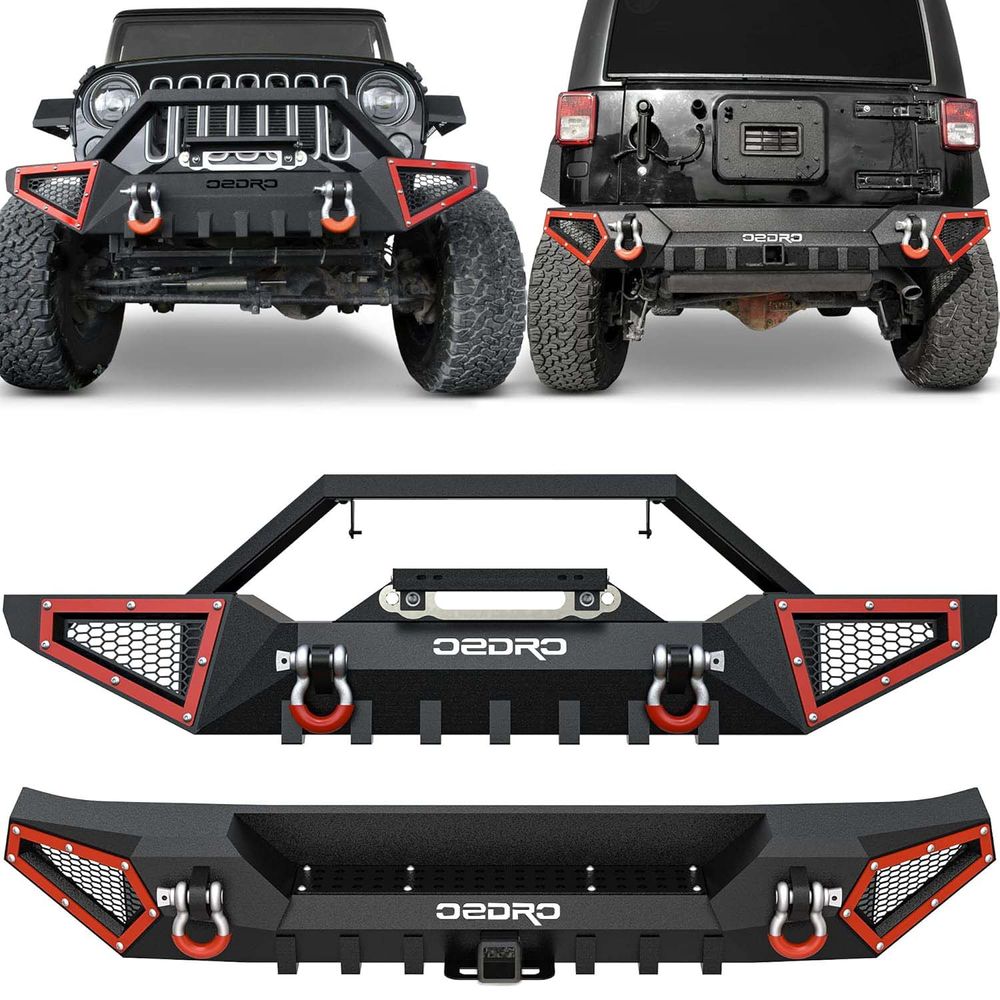 front bumper, rear bumper, jeep bumper