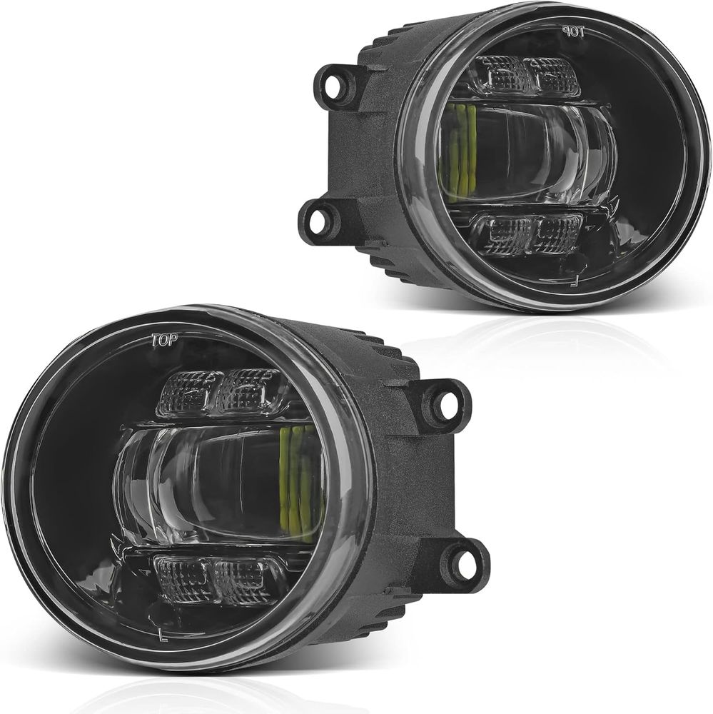 YITAMOTOR LED Fog Lights Compatible with 2007-2014 Camry / 2009-2013 Corolla&Matrix / 2008-2010 Highlander&Avalon / 2006-2012 RAV4 / 2010-2015 Lexus RX450H / 2008-2013 IS F / 13-15 ES300h Fog Lamps