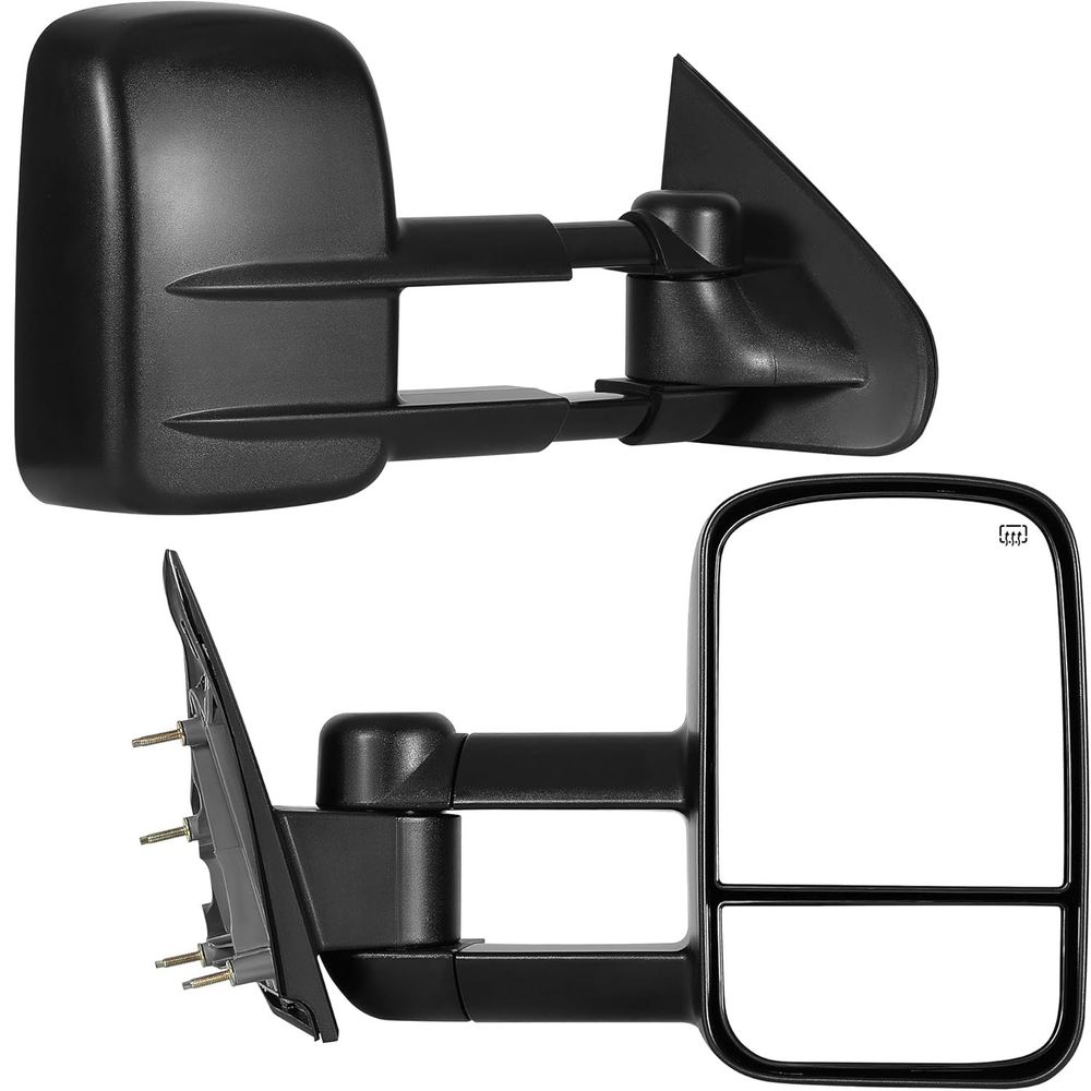 2015 Silverado 1500 towing mirrors, GMC Sierra HD power mirrors, telescoping truck mirrors, heated towing mirrors, manual fold tow mirrors, YITAMOTOR Silverado mirrors, HD truck mirror replacements