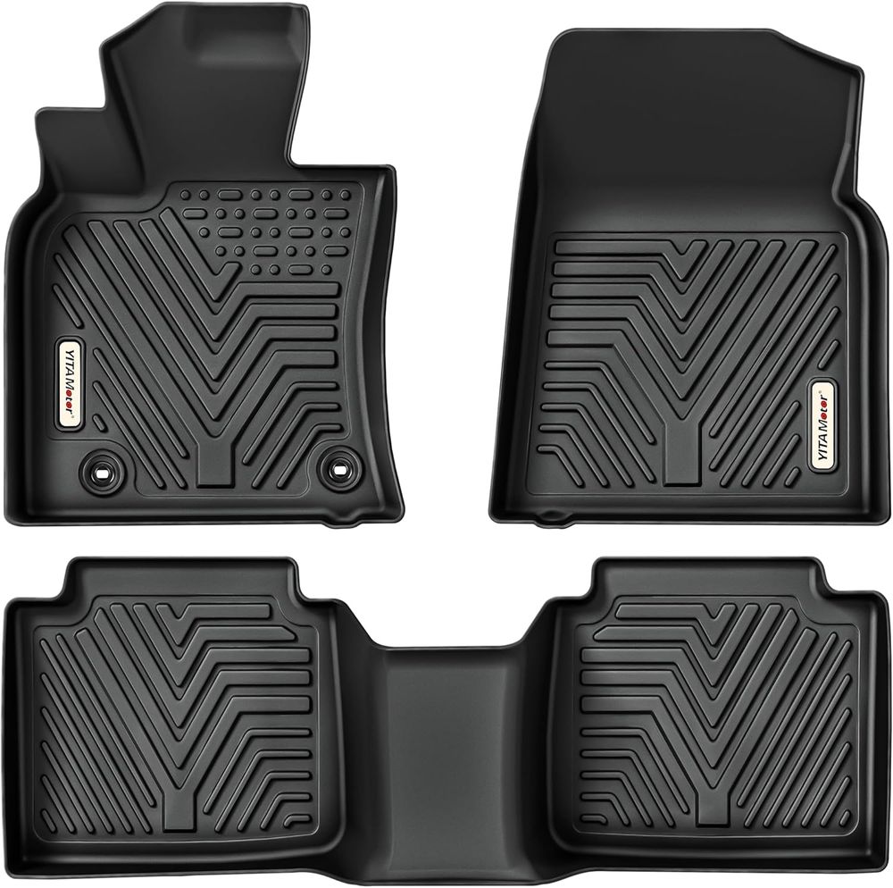 Toyota Camry floor mats, 2018-2024 Camry car mats, TPE-LITE floor liners, non-slip car mats, custom fit Camry accessories, odorless car floor mats, YITAMOTOR floor mats, all-weather car mats, Toyota Camry interior accessories