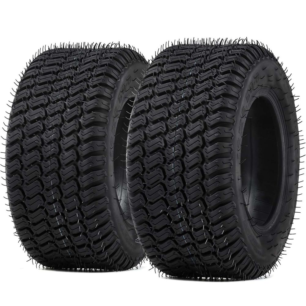 YITAMOTOR lawn mower tires, 16x6.5-8 tractor tires, 4-ply golf cart tires, garden tractor tires, outdoor equipment tires, farm equipment tires, all-terrain tires, set of 2 tires, heavy-duty tires, replacement mower tires