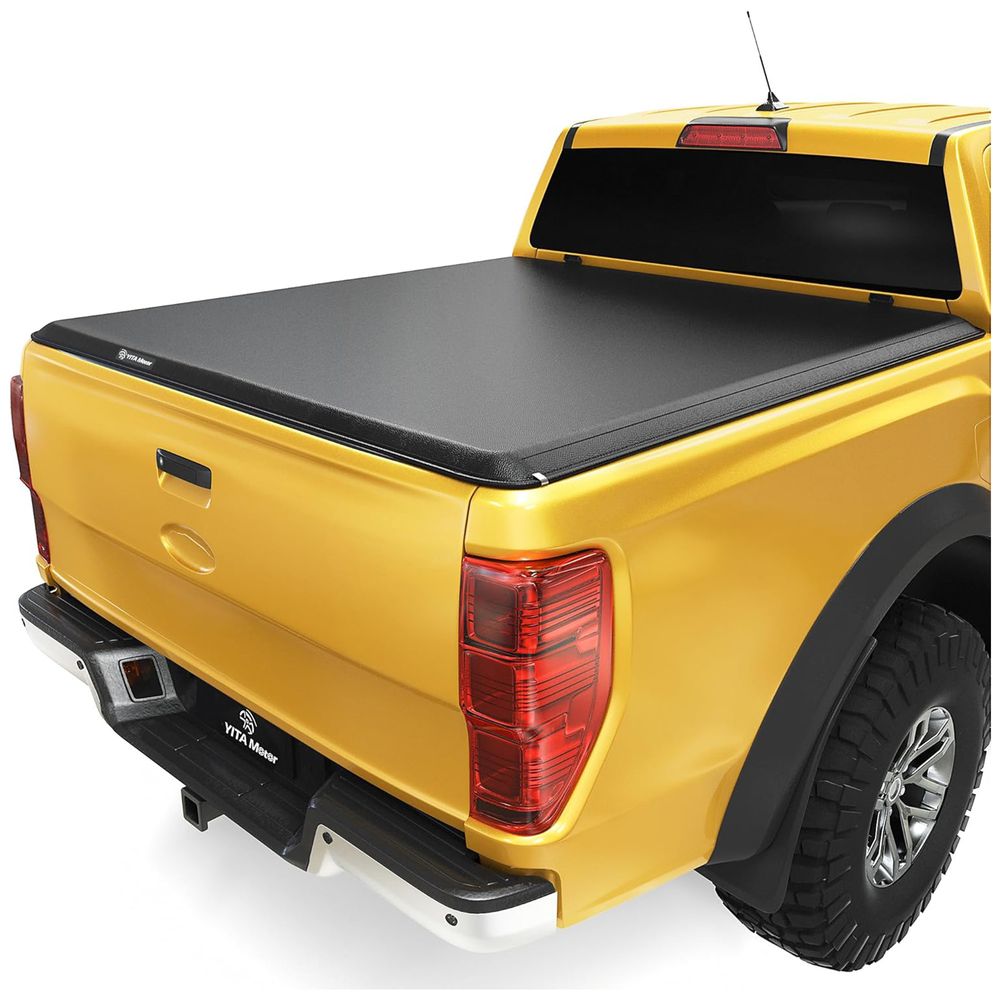Ford Ranger tonneau cover, soft roll up cover, 5ft bed cover, 2019 Ranger accessories, vinyl roll up cover, YITAMOTOR, no drill installation