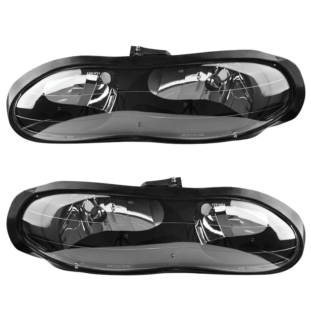 1998-2002 Chevy Camaro LED Headlights Assembly with Clear Lens