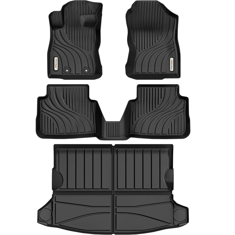 Subaru Crosstrek floor mats, Impreza floor liners, 2024 Crosstrek accessories, TPE car mats, all weather floor mats, cargo liner, YITAMOTOR, Subaru floor mats