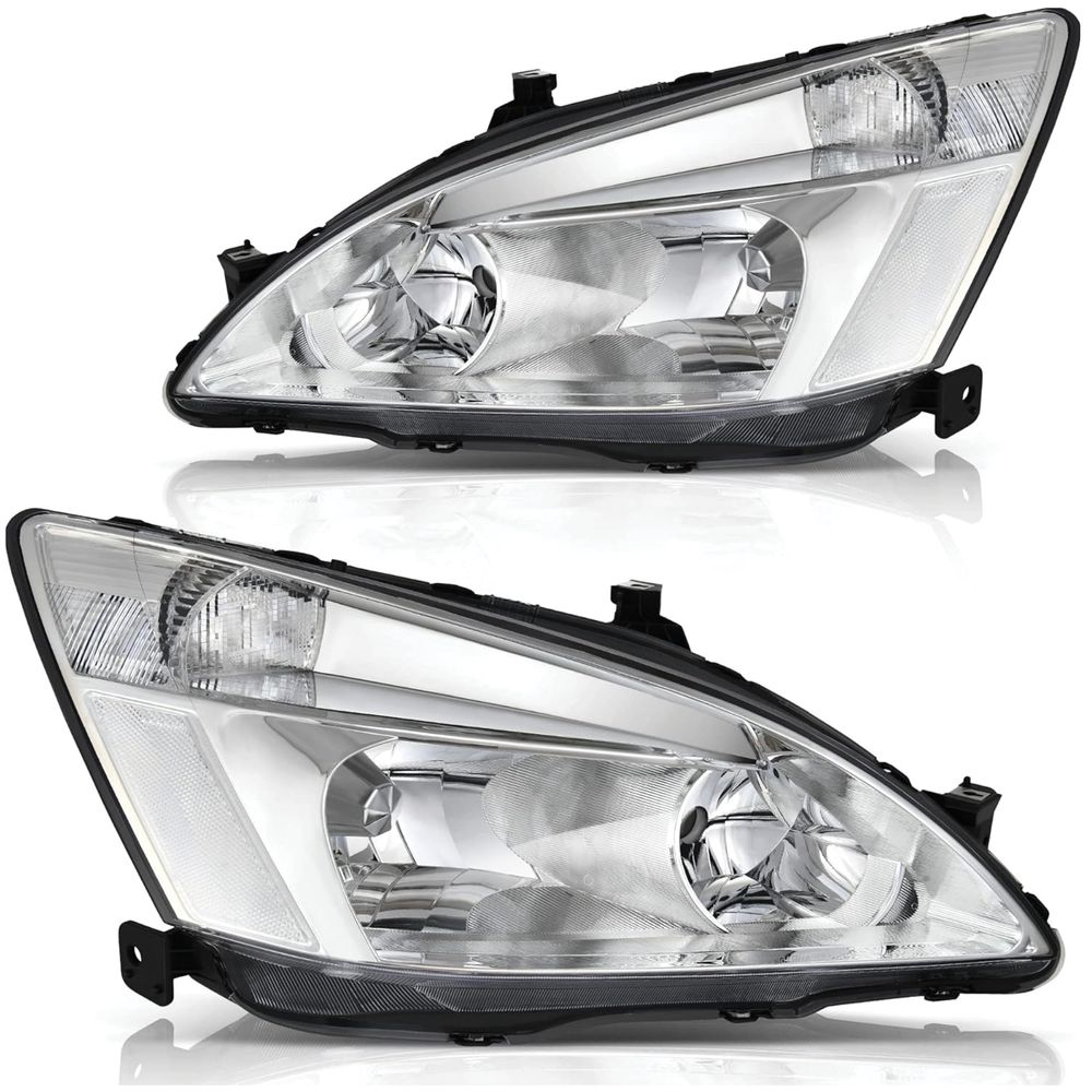 Headlight Assembly Compatible with 2003-2007 Honda Accord 
