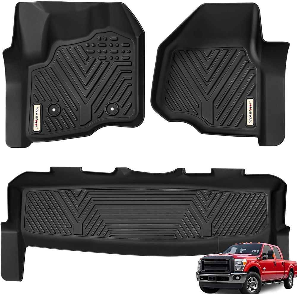 Ford F250 floor mats, Ford F350 floor mats, Ford F450 floor mats, Ford Super Duty floor mats, Ford Super Duty floor liners, F250 floor liners, F350 floor liners, F450 floor liners, F550 floor mats, Ford Crew Cab floor mats, Ford SuperCrew floor mats, 2012 F250 floor mats, 2013 F350 floor liners, 2014 Ford Super Duty accessories, 2015 F450 floor mats, 2016 F250 floor liners, all weather floor mats, TPE floor mats, rubber floor liners, custom fit floor mats, 3D laser measured floor liners, waterproof floor mats, non slip floor liners, front rear floor mats, truck floor mats, Ford truck accessories, YITAMOTOR floor mats